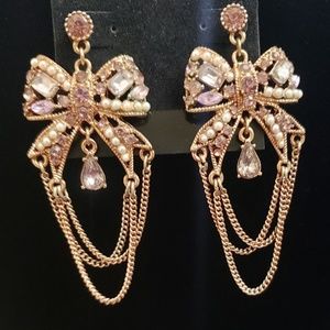 Bows and chain Earrings